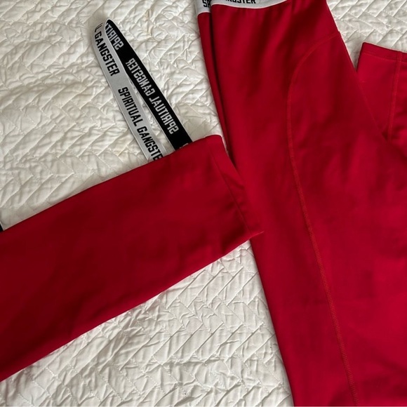 Spiritual gangster skylar crimson legging/bra workout set - Picture 8 of 10